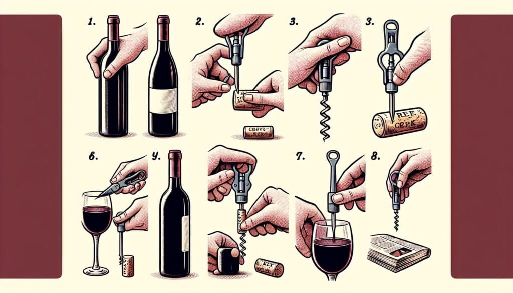 como abrir uma garrafa de vinho sem saca-rolhas