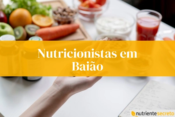 Nutricionistas em Baião com alimentos saudáveis