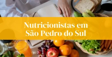Nutricionistas São Pedro do Sul, alimentos e consulta