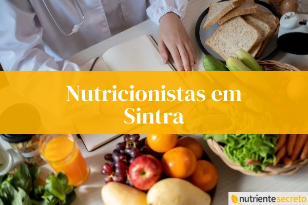 Nutricionistas em Sintra, alimentos saudáveis na mesa